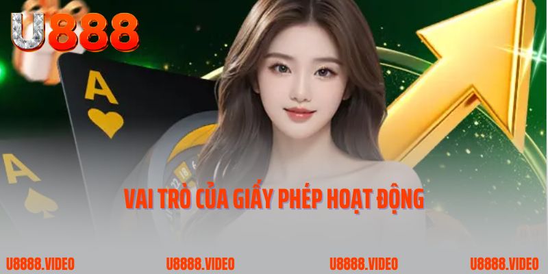 Vai trò của giấy phép hoạt động